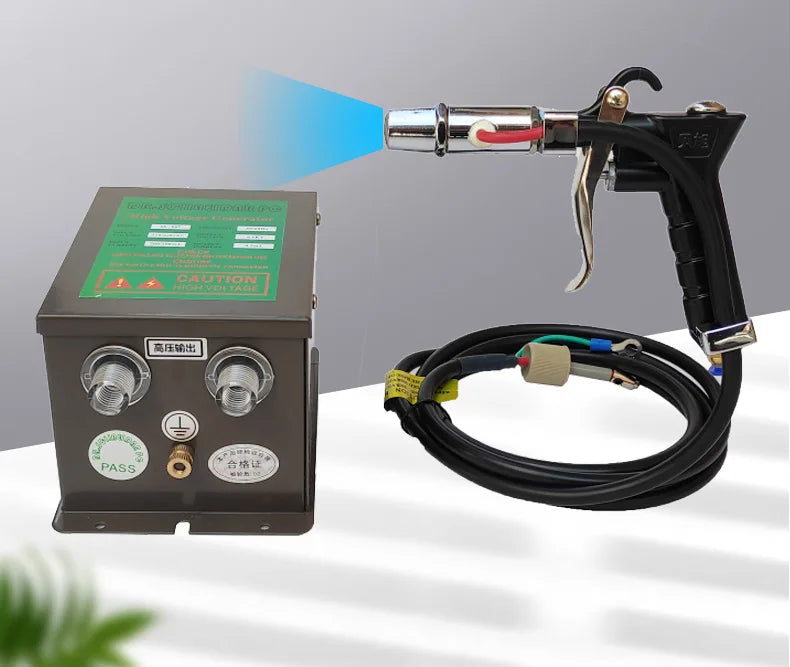 Afralia™ Ionizing Air Gun Static Eliminator with High Voltage Generator