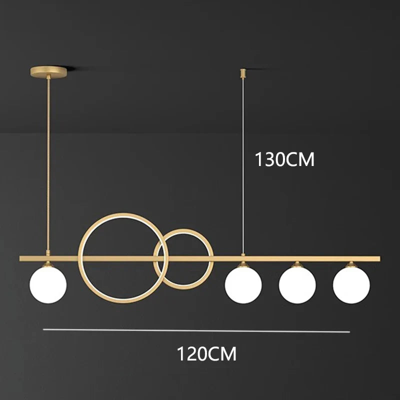 Afralia™ Modern Chandeliers: Dining Room Pendant Light Hanging Ceiling Lamps