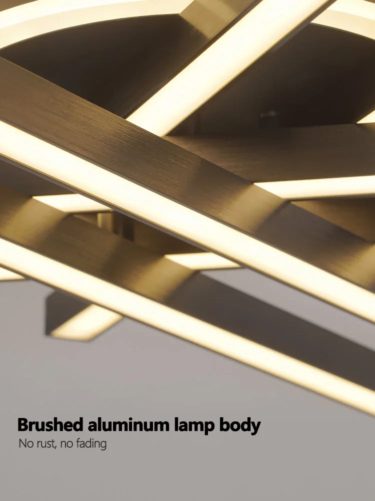 Afralia™ Nordic LED Ceiling Chandelier for Home Interior Lighting