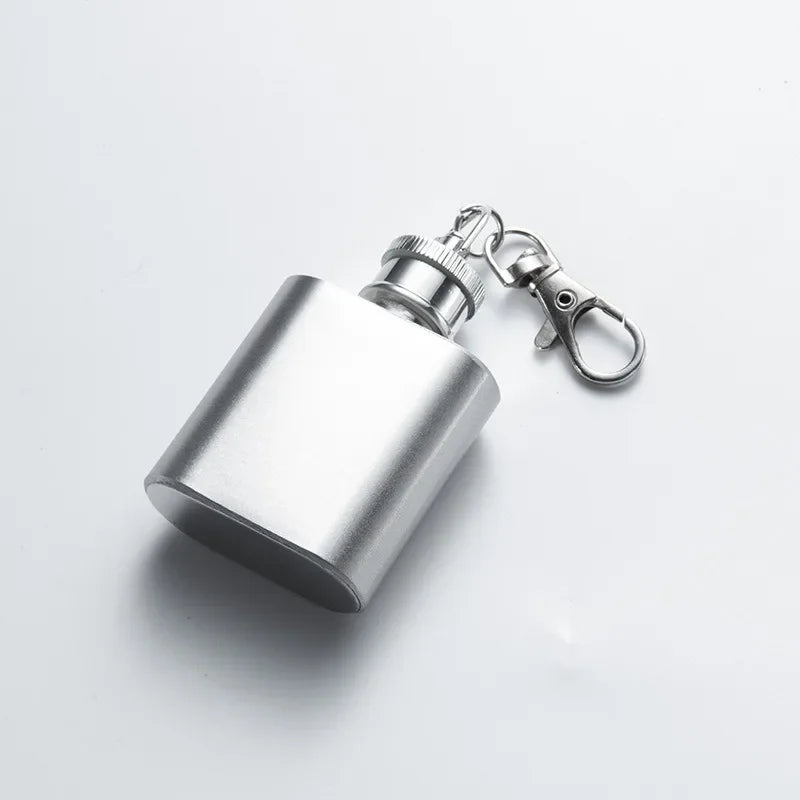 Afralia™ Stainless Steel Hip Flask 12oz Portable Whiskey Outdoor Drinkware