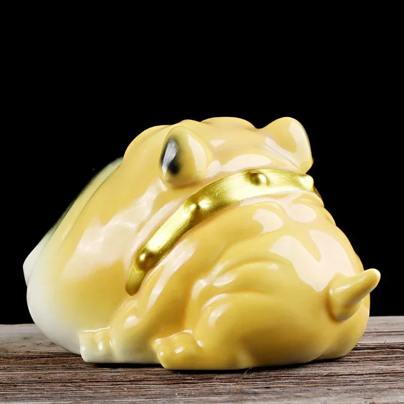 Afralia™ Bulldog Sunglasses Ceramic Ashtray - Smoking Accessories, Weed Ash Tray, Home Decor Gift