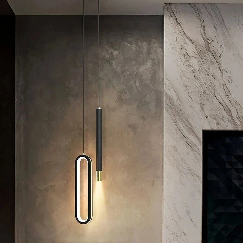 Afralia™ Modern Pendant Light for Bedroom and Restaurant with TV Wall Background Luxury