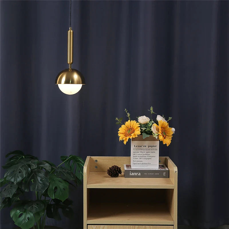 Afralia™ Modern Iron Art LED Pendant Lights for Indoor Home Lighting Fixtures