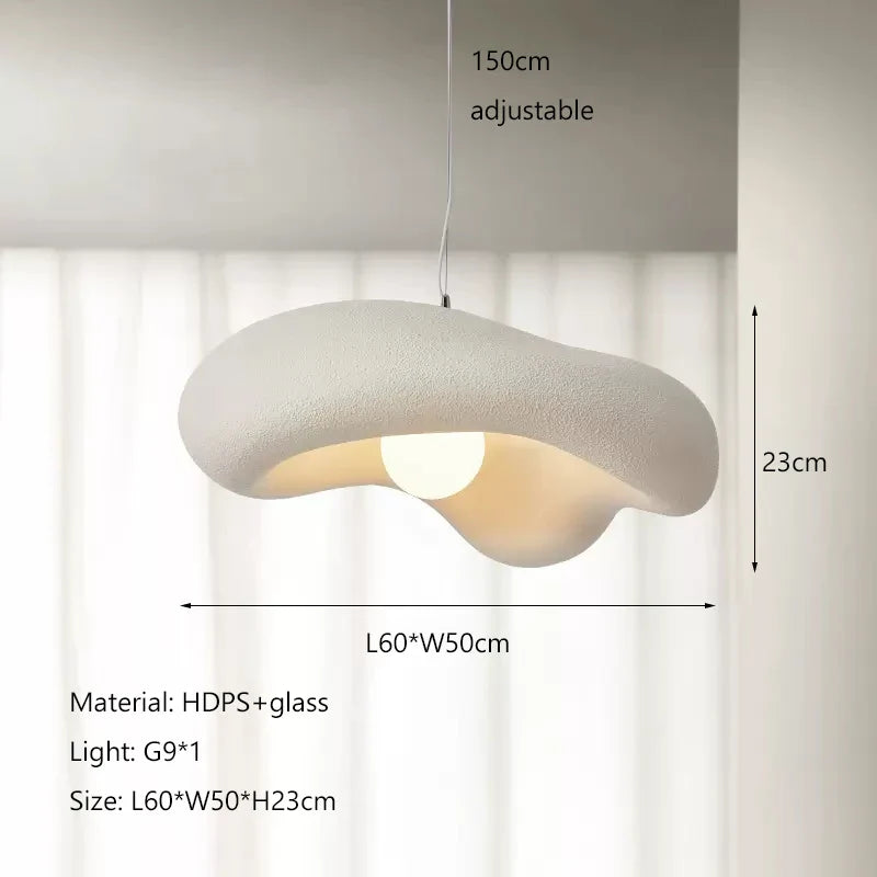 Afralia™ Nordic Wabi Sabi LED Pendant Chandelier for Dining Room and Bar