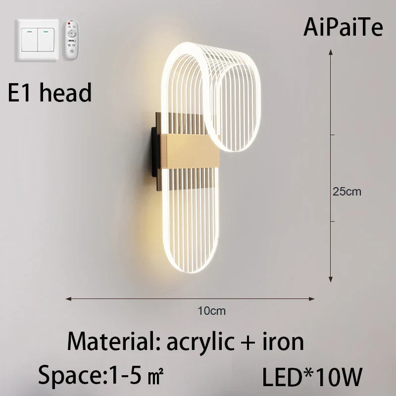 Afralia™ Luxury Acrylic Chandelier for Living Room, Bedroom, Kitchen - LED 220V Luster