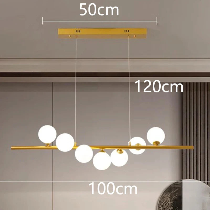 Afralia™ Modern LED Pendant Chandeliers for Living Room Dining Room Indoor Lighting