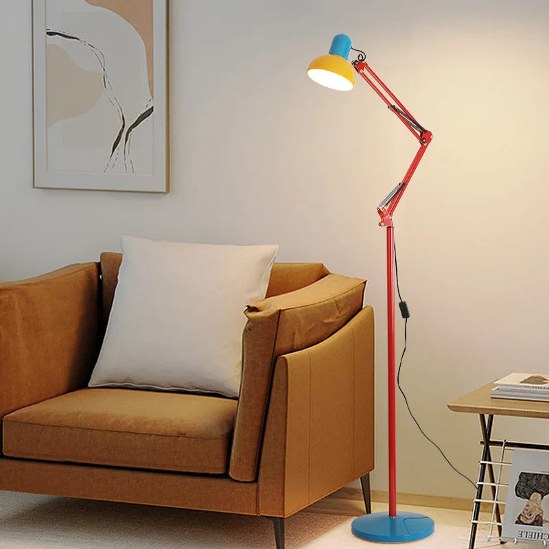 Afralia™ Long Arm Telescopic Floor Lamp - Grow Floor Lamp for Home Decor