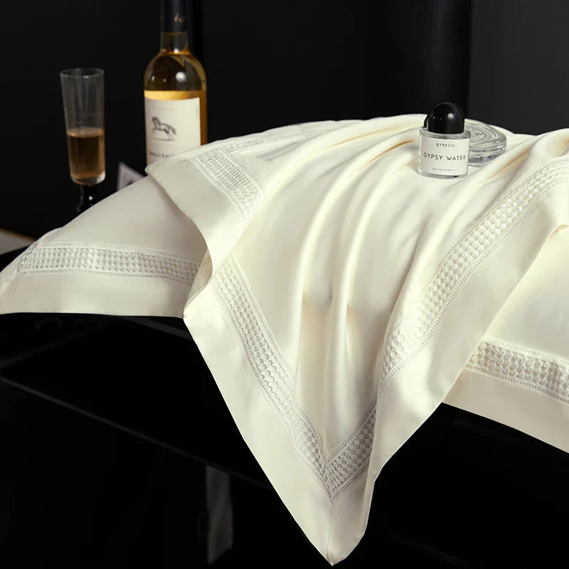 Afralia™ Egyptian Cotton Duvet Cover Set, 1000TC Bedding: Quilt Cover, Sheet, Pillowcases