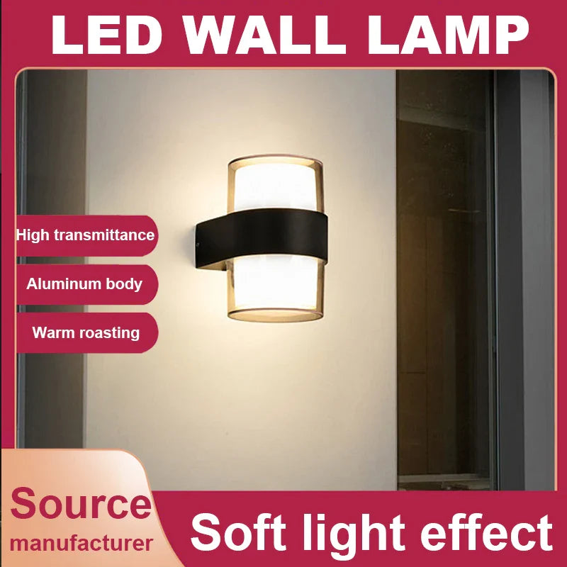 Afralia™ LED Wall Light: Modern Interior and Exterior Luminaire for Home, Garden, Stair, Bedroom, and Terrace