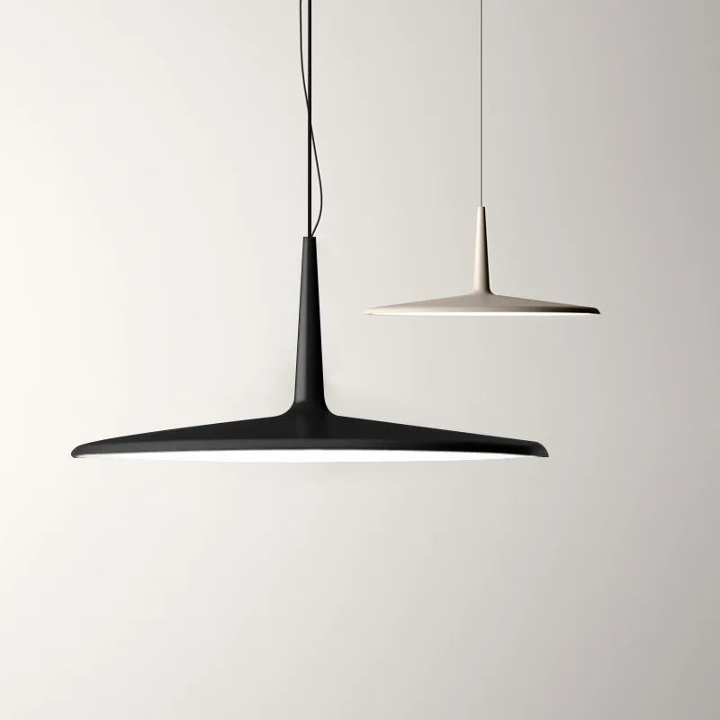 Afralia™ Minimalist Nordic Chandelier Black/White Metal Pendant Light