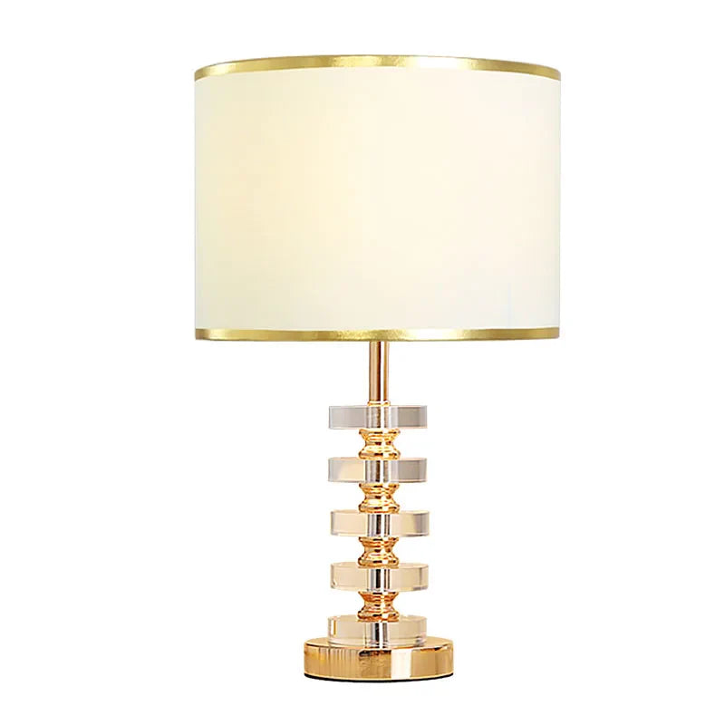 Afralia™ Crystal Table Lamp: Elegant Modern American Style for Living Room Bedroom