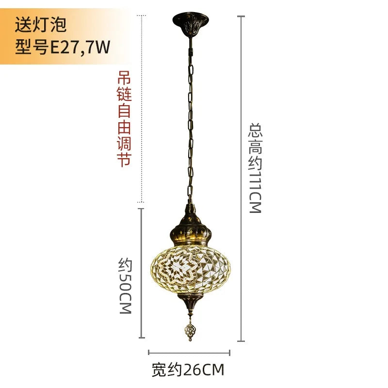 Afralia™ Vintage Iron Art Pendant Lights LED E27 Industrial Thai Hanging Lamps