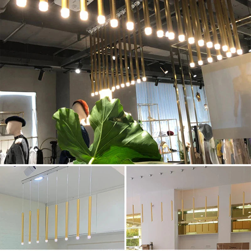 Afralia™ LED Chandelier: Modern, Stylish Lighting for Restaurants, Bars, Hotels, and Malls