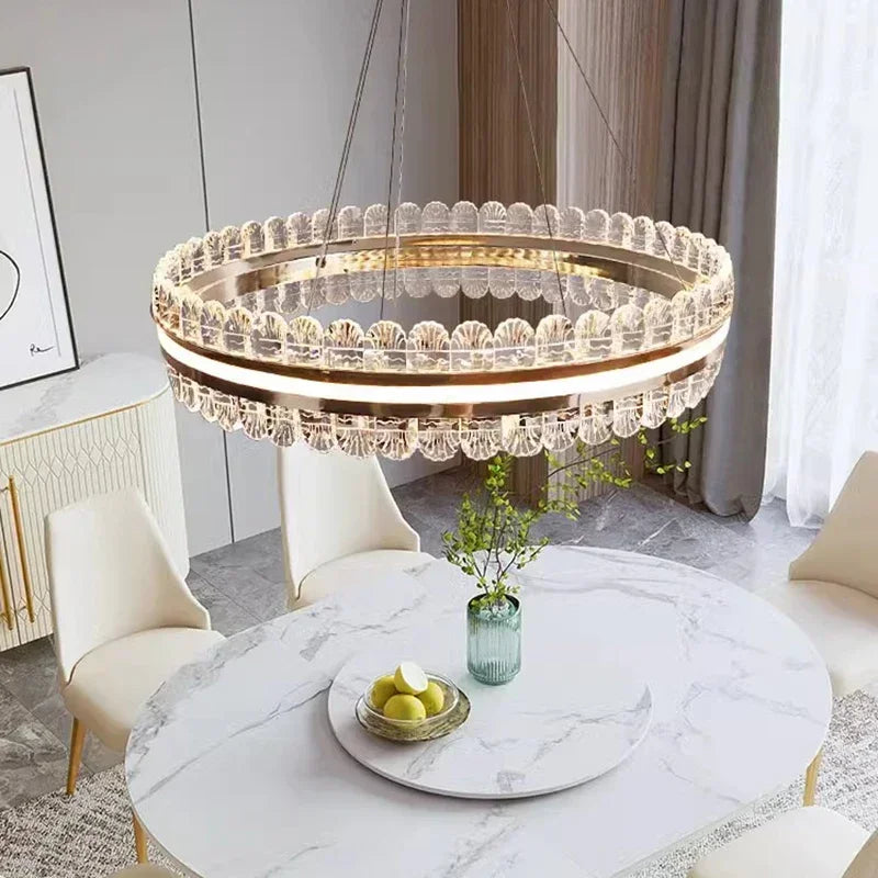 Afralia™ Modern LED Pendant Chandeliers for Living and Dining Room Lighting