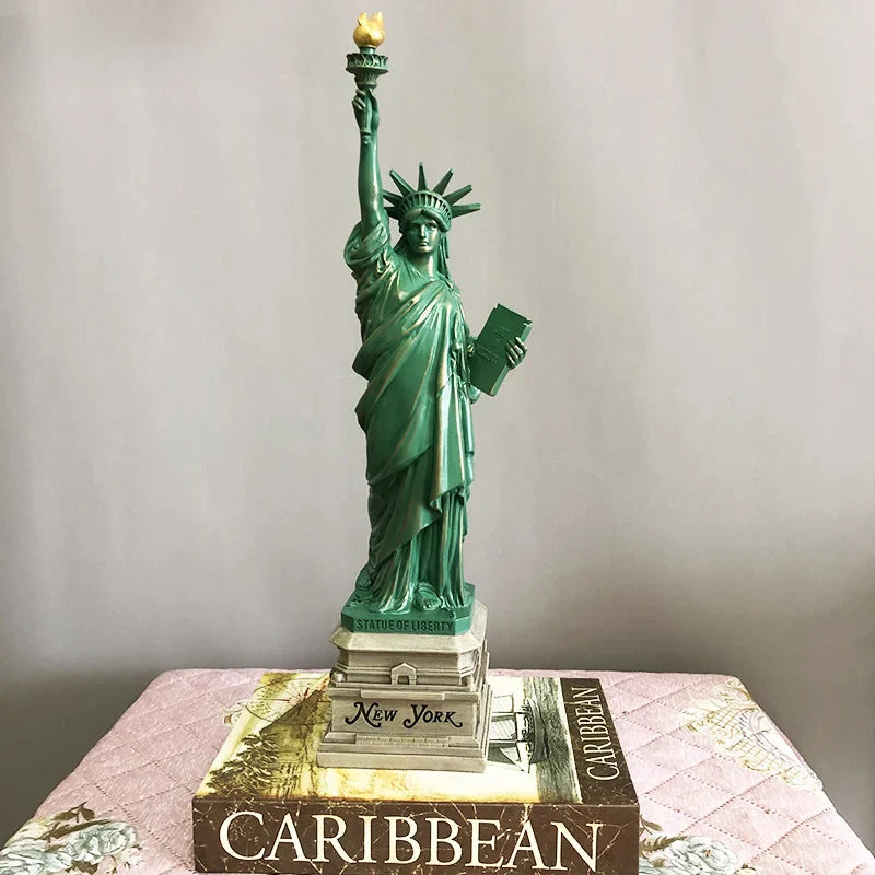 Afralia™ Liberty Statue Desk Model Collectible Office Home Décor Souvenir