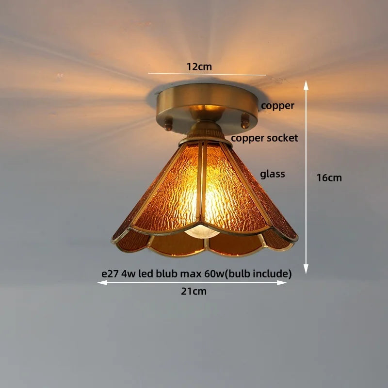 Afralia™ Wabi Sabi LED Ceiling Light - Modern Nordic Flush Mount Fixture for Living Room