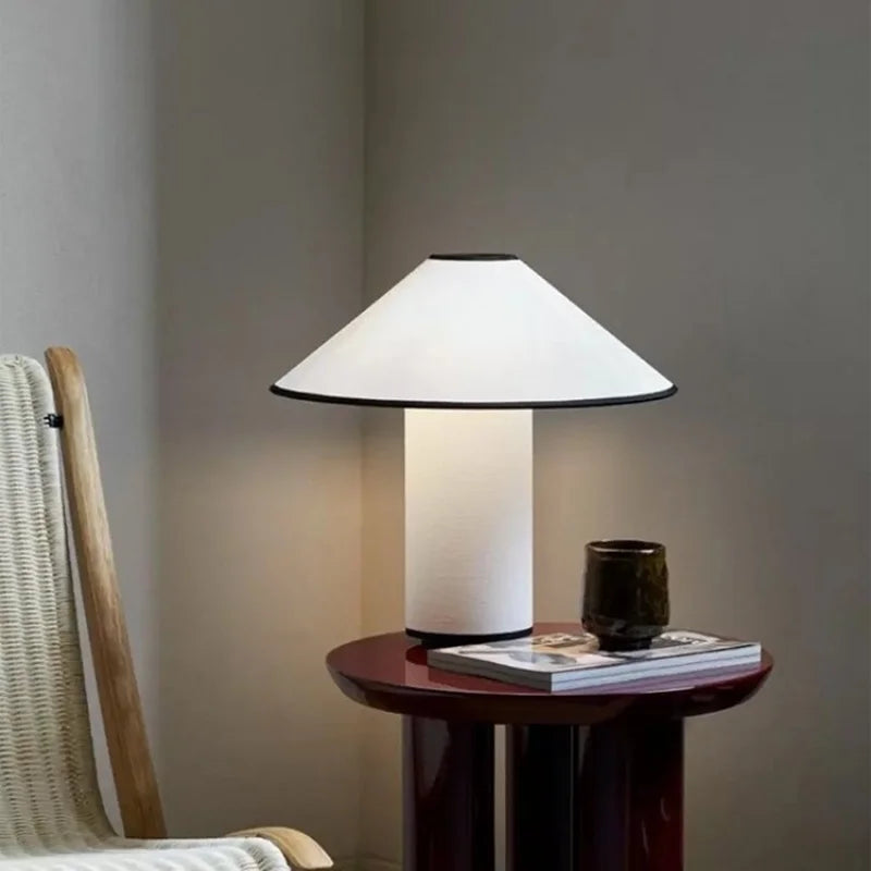 Afralia™ Retro Cotton Table Lamp for Stylish Home Decor