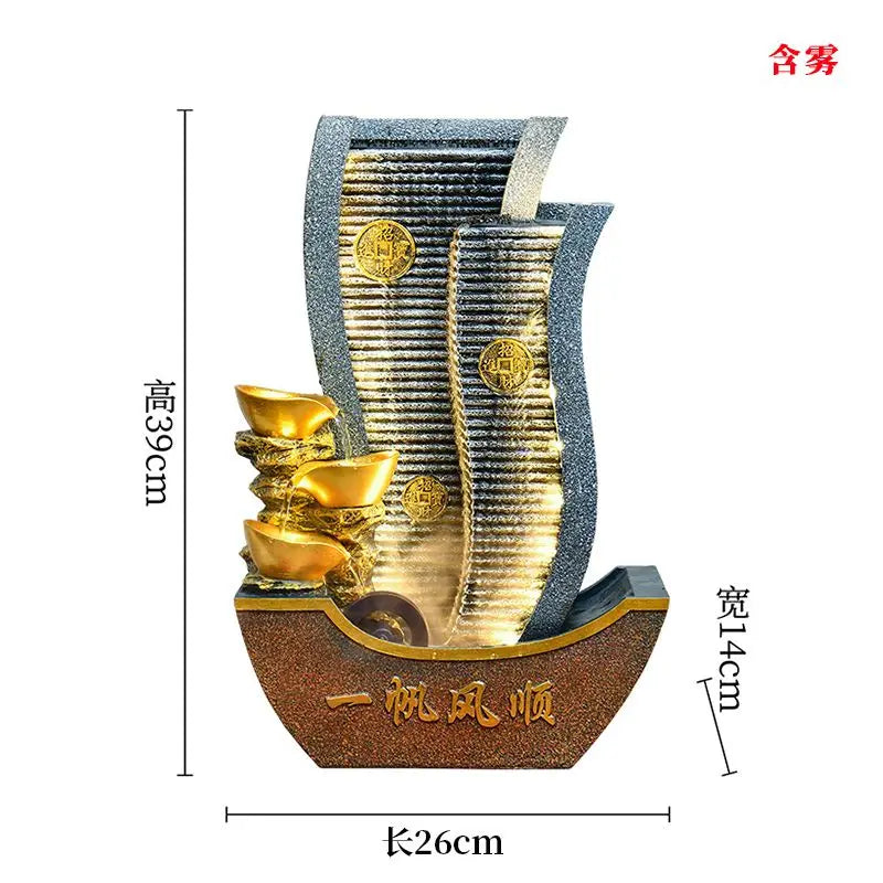 Afralia™ Circulating Water Fountain: Office & Living Room Wealth Attracting Decoration