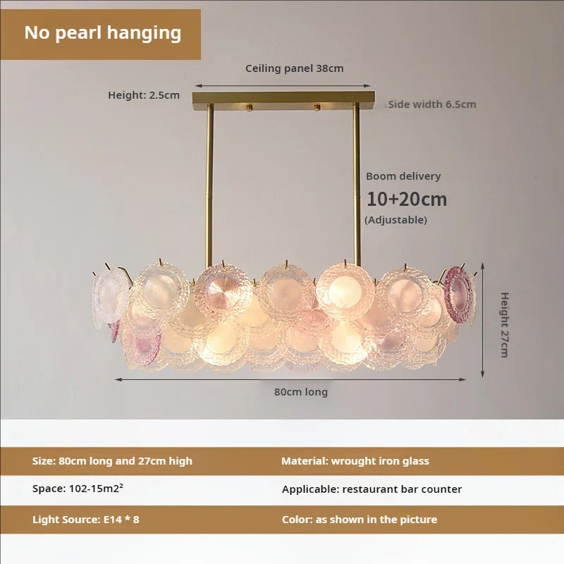 Afralia™ Modern Crystal Pearl Chandelier for Living Room, Bedroom, Dining Room