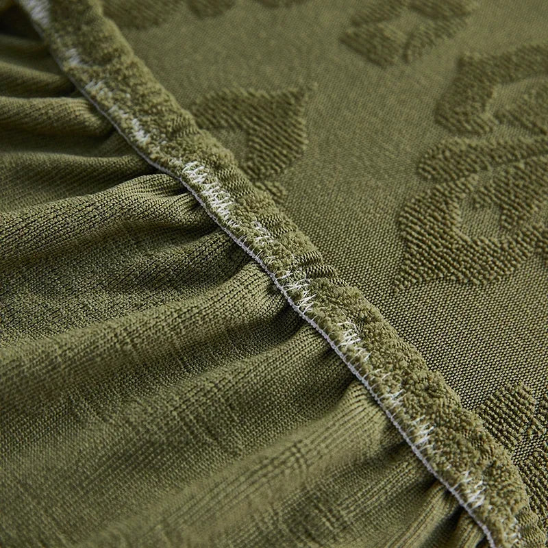 Afralia™ Jacquard Sofa Seat Cover | Stretchable & Washable Furniture Protector