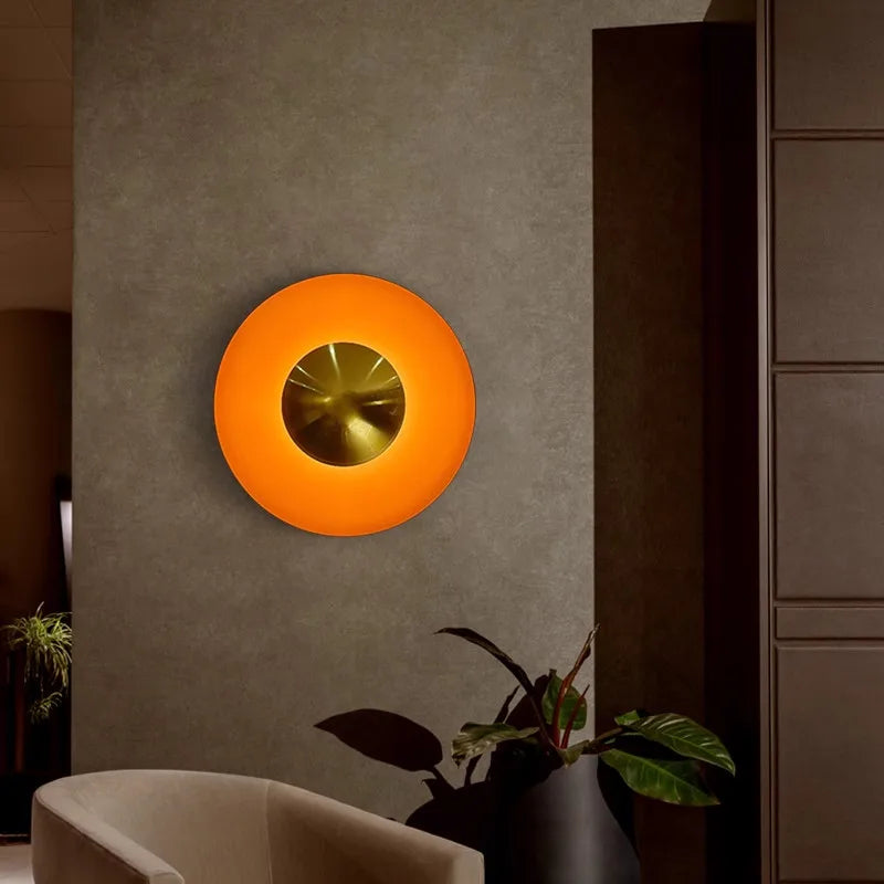 Afralia™ LED Circle Wall Lamp for Living Room, Office, Bedroom - Danish Design