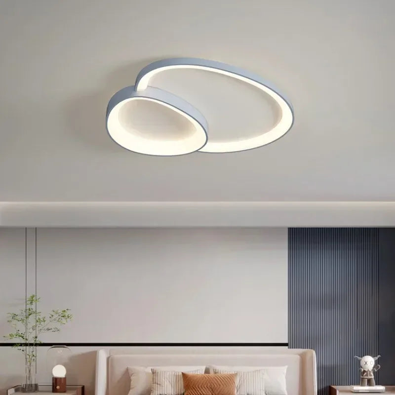 Afralia™ LED Dimmable Ceiling Lamp for Modern Minimalist Home Decor