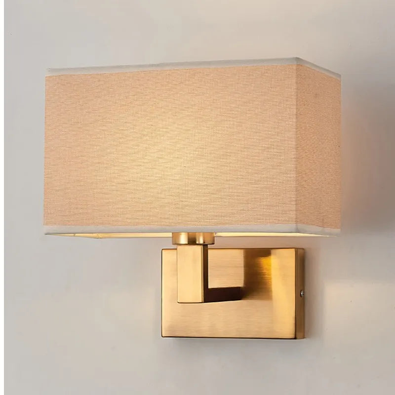 Afralia™ Minimalist Fabric Wall Lamp Wabi Sabi Nordic E27 LED Sconce Lighting Fixtures