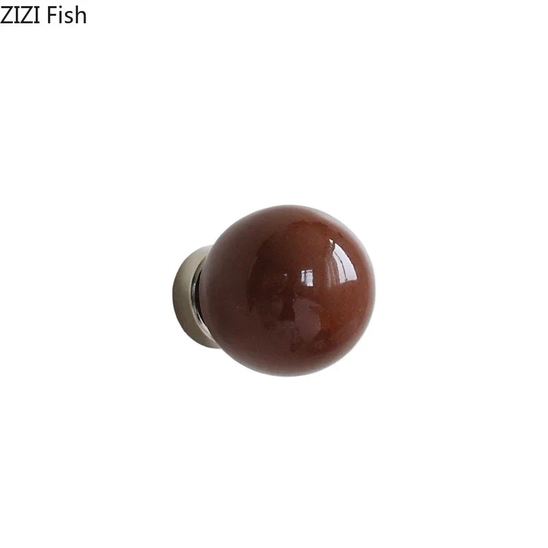 Afralia™ Ceramic Circular Wall Hooks – Magnetic Storage Holder & Decorative Rack