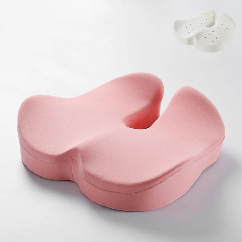 Afralia™ Rebound Memory Foam Office Chair Cushion for Beautiful Buttocks and Orthopedic Support