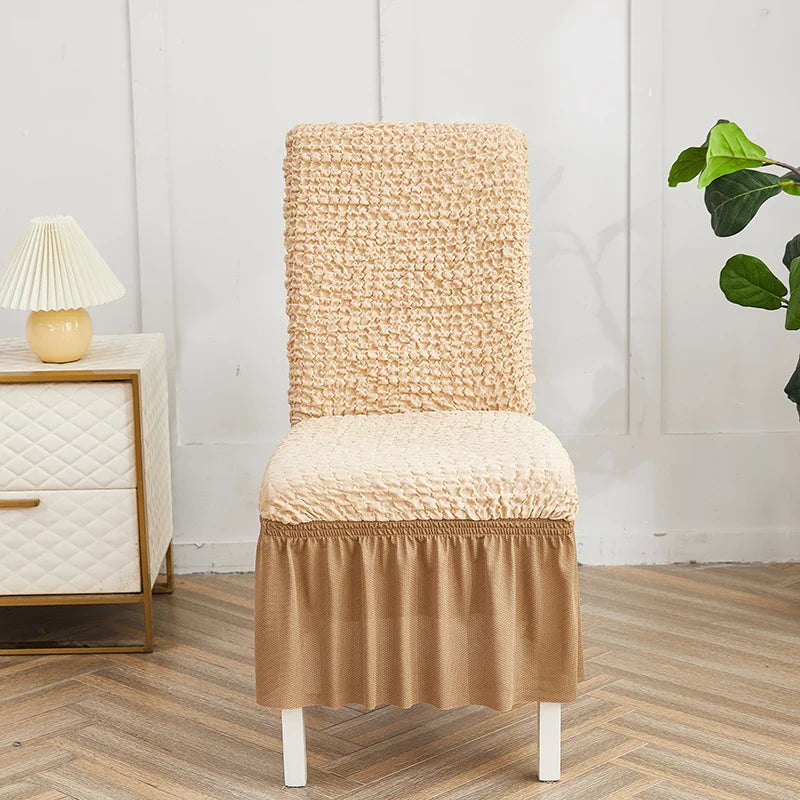 Afralia™ Stretch Solid Chair Cover Protector - Wrinkle-Resistant, Premium Quality