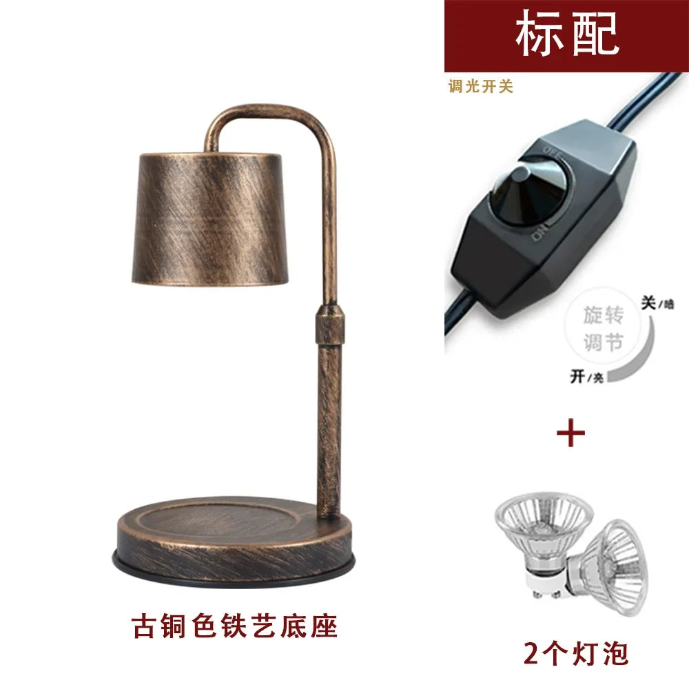 Afralia™ Romantic Atmosphere Aromatherapy Wax Lamp - High-end American Decorative Desk Lamp