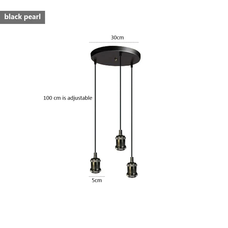 Afralia™ Vintage Industrial Retro Loft Pendant Light