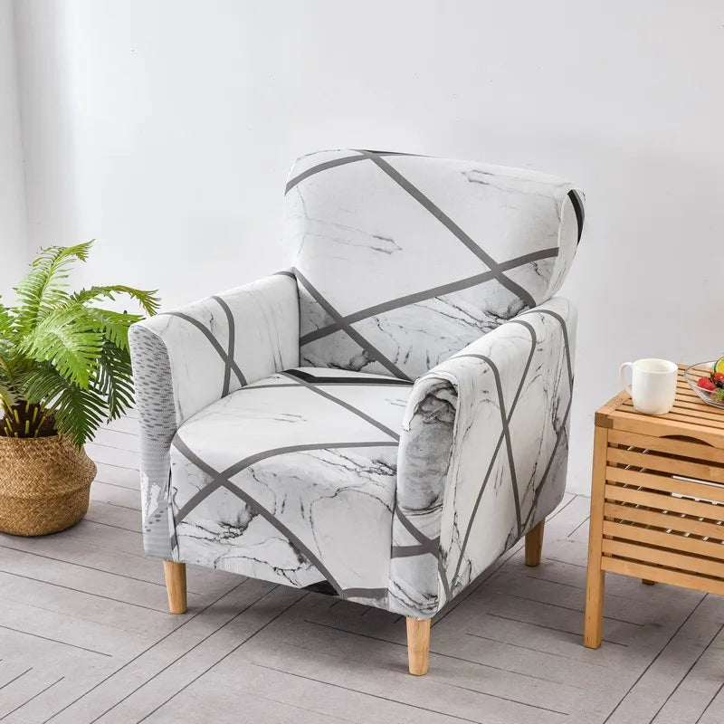 Afralia™ Accent Chair Cover Slipcovers | Stretch Sofa Couch Case