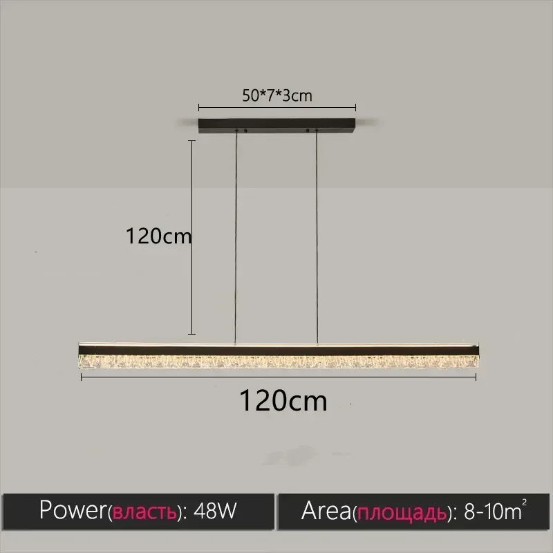 Afralia™ Nordic LED Pendant Chandelier for Home Decor, Living/Dining Room, Kitchen Bar