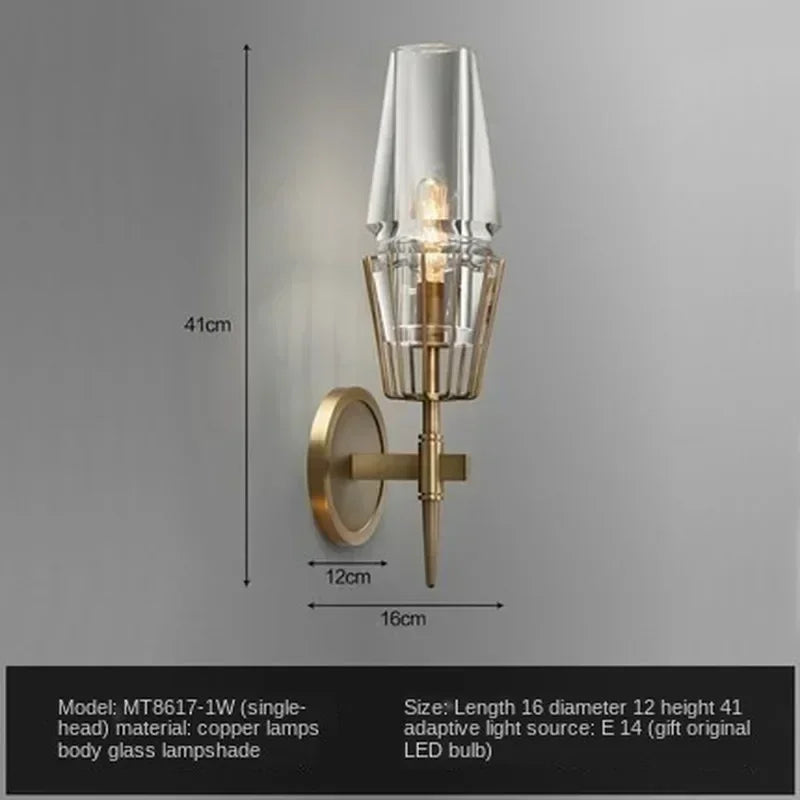 Afralia™ Crystal double head bedside table lamp for modern luxury living spaces.