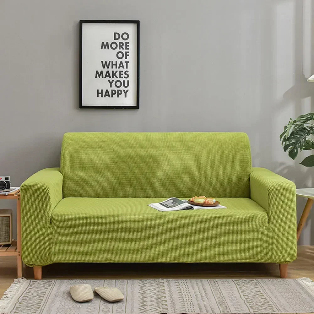Afralia™ 3D Quilted Thicken Sofa Cover Stretch Spandex Polyester Couch Slipcover