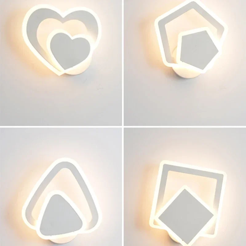 Afralia™ Modern LED Wall Lamp for Bedroom Bedside - Contemporary Indoor Lighting Fixture