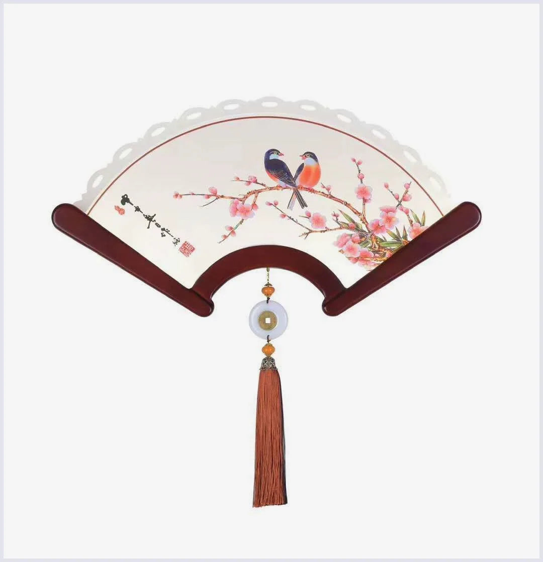Afralia™ Fan-shaped Wood LED Wall Lamp for Bedroom & Living Room