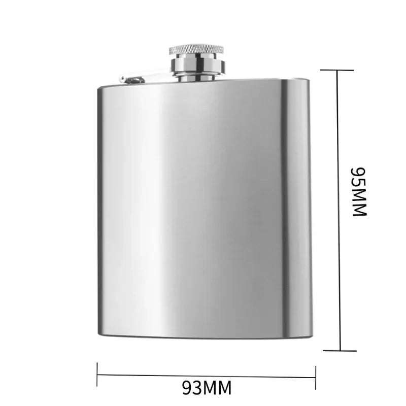 Afralia™ Stainless Steel Hip Flask 12oz Portable Whiskey Outdoor Drinkware