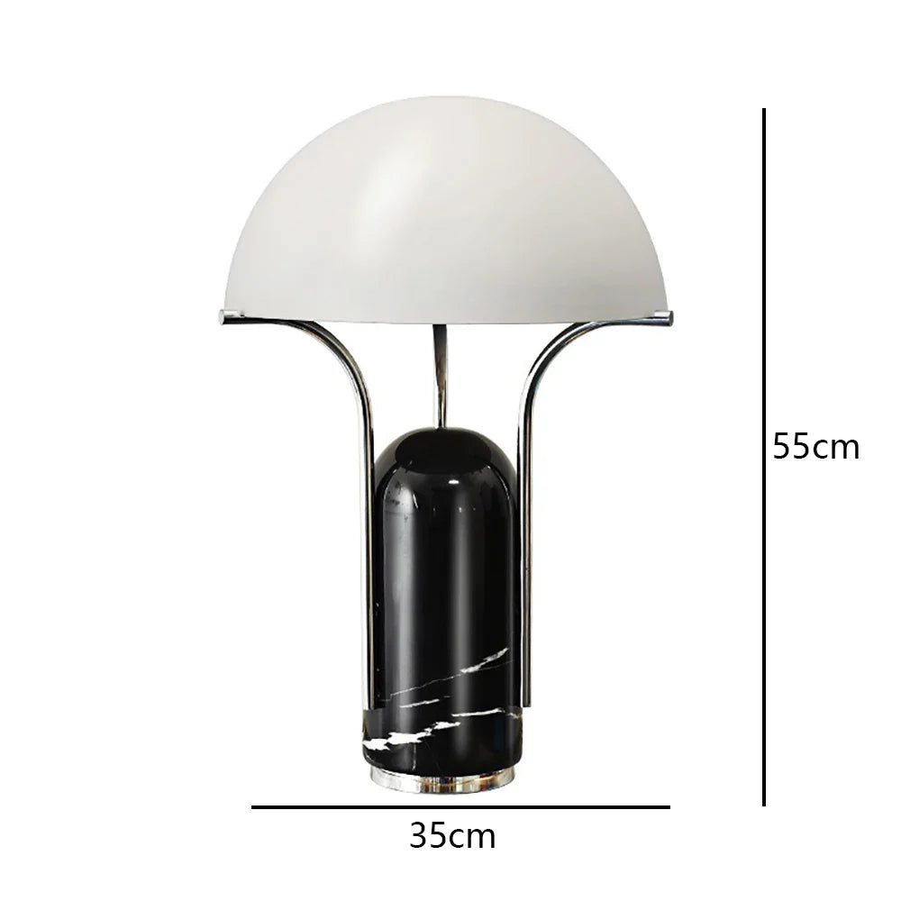 Afralia™ Marble Desk Lamp: Modern Nordic Bedside Table Light