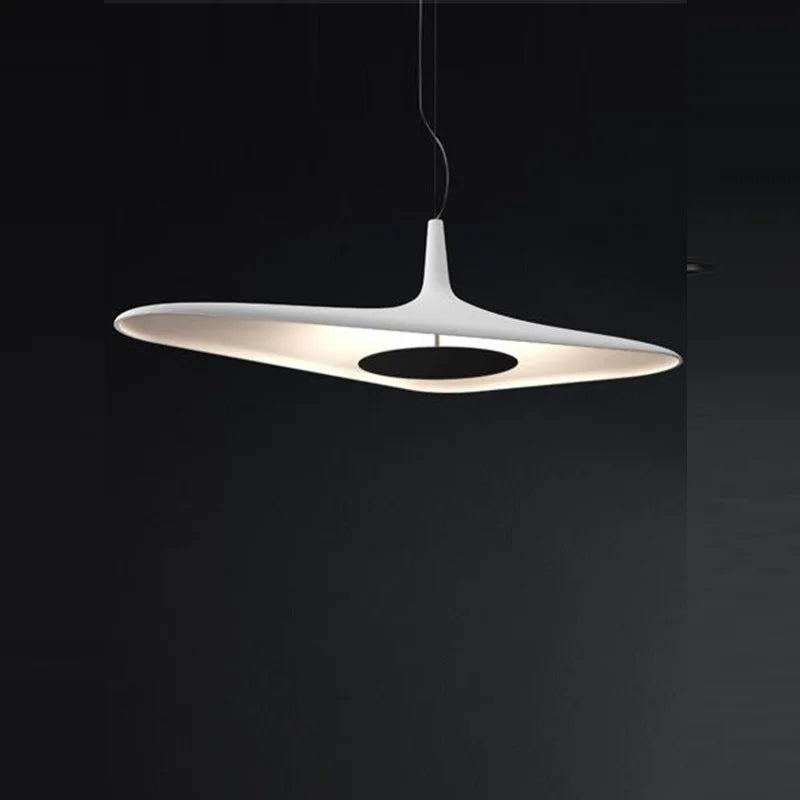 Afralia™ Post-modern Black/White Chandelier Pendant Lights for Restaurant, Bar, and Home