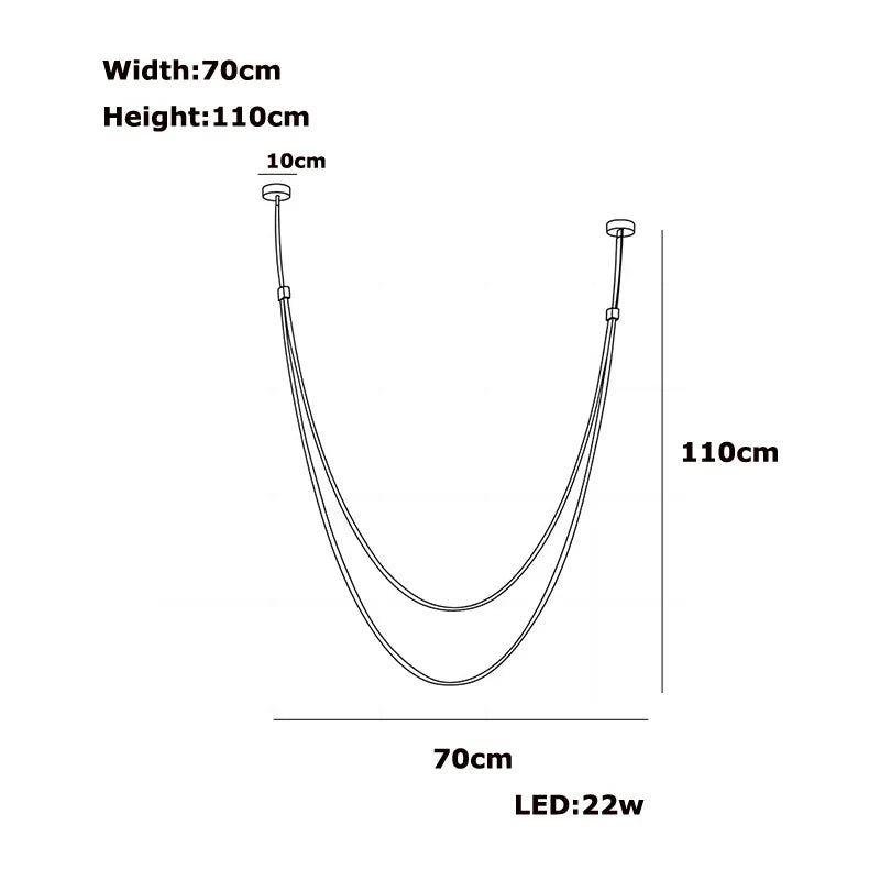 Afralia™ Leather Strap LED Pendant Lighting for Modern Simplicity Home Decor