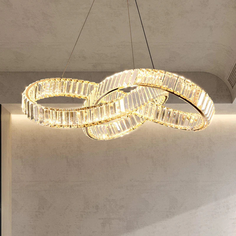 Afralia™ Crystal Chandeliers: Luxury LED Lighting for Living Room, Dining Room, Villa, Hotel