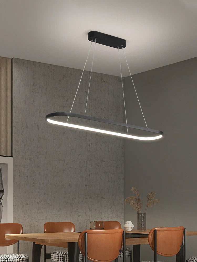 Afralia™ Modern LED Chandeliers for Kitchen Dining Living Room Ceiling Pendant Light