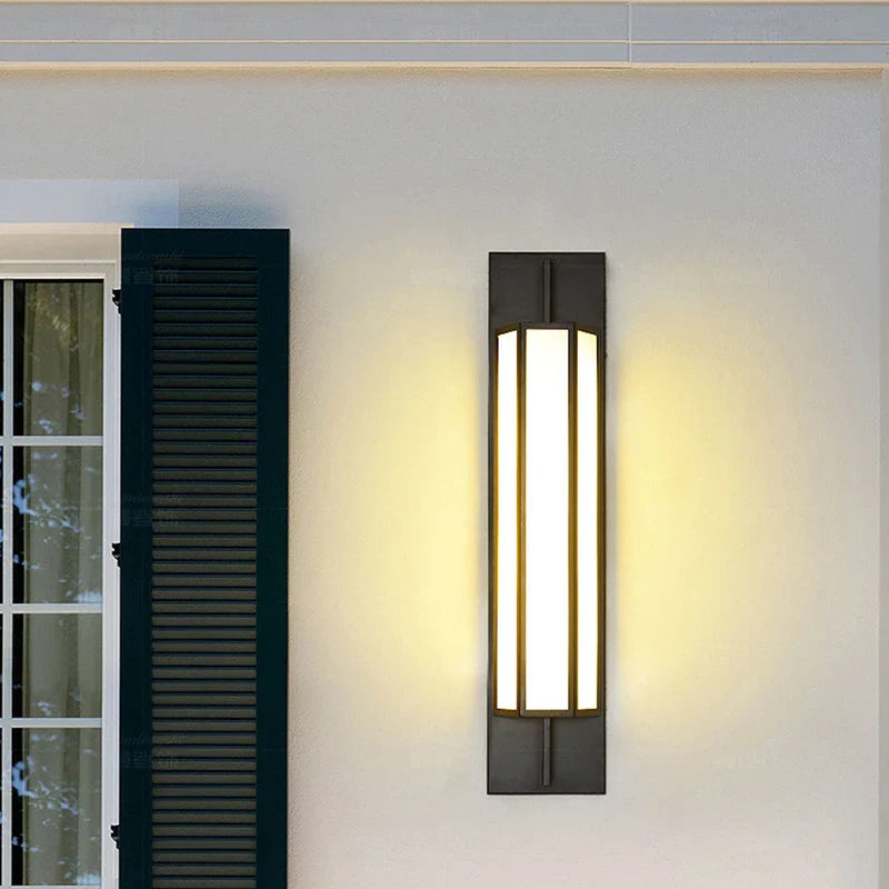 Afralia™ Outdoor Stainless Steel LED Wall Lamp IP65 Garden Sconce Light