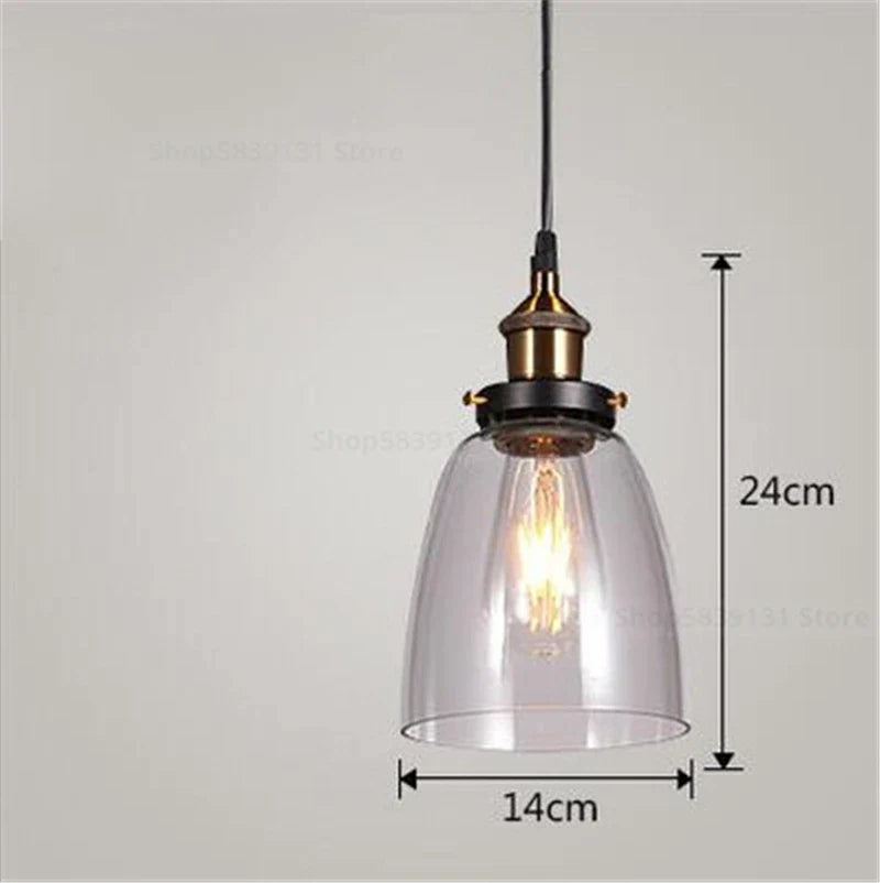 Afralia™ Nordic Glass Ball Pendant Lights for Modern Living Room LED Decor