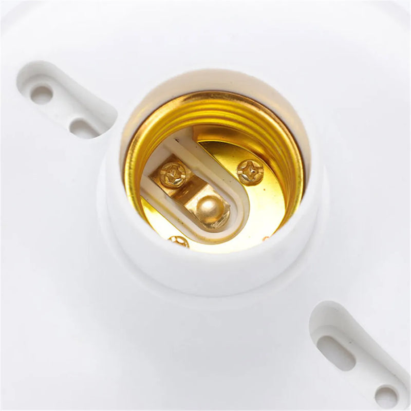 Afralia™ Plastic E27 Socket Outlet Box with Medium Base E26 Lamp Holder for Ceiling Lamp