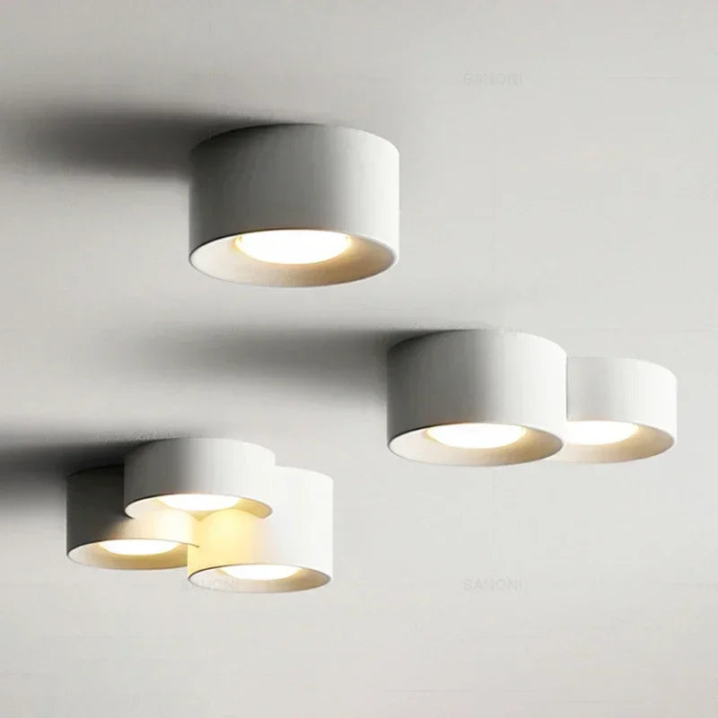 Afralia™ Modern LED Ceiling Lamp - Minimalist Cylinder Spotlight