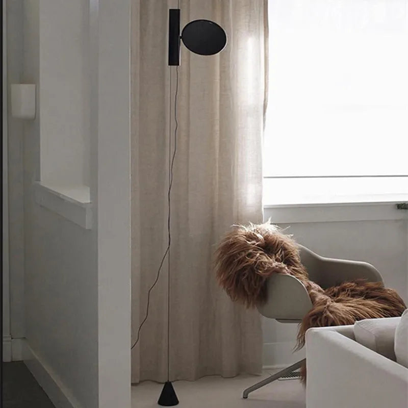 Afralia™ Scandinavian Floor Lamp Minimalist Design for Living Room and Office