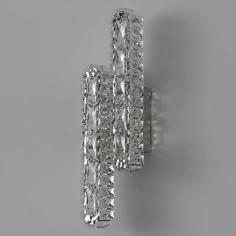 Afralia™ Oval Crystal Wall Lamp: Modern Minimalist Light Luxury for Living Room & Bedroom